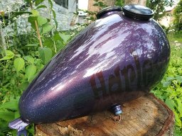 Axed gas tank