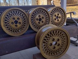 Gold rims done