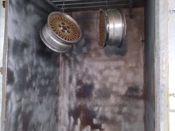Gold rims in oven