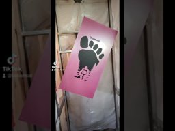 creating restroom signs for a campground.